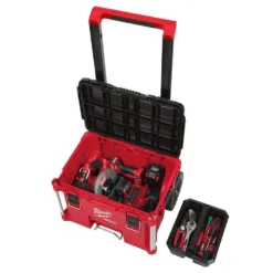 Milwaukee PACKOUT 22 in. Rolling Tool Box/22 in. Large Tool Box/18.6 in. Tool Storage Crate Bin -Gripstor Sales Store red milwaukee modular tool storage systems 48 22 8426 48 22 8425 48 22 8440 44 1000