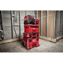 Milwaukee PACKOUT 22 in. Rolling Tool Box/22 in. Large Tool Box/18.6 in. Tool Storage Crate Bin -Gripstor Sales Store red milwaukee modular tool storage systems 48 22 8426 48 22 8425 48 22 8440 77 1000