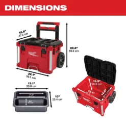 Milwaukee PACKOUT 22 in. Rolling Tool Box and 22 in. 3-Drawer 18 Milwaukee PACKOUT 22 in. Rolling Tool Box and 22 in. 3-Drawer -Gripstor Sales Store red milwaukee modular tool storage systems 48 22 8426 8443 fa 1000