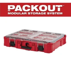 Milwaukee PACKOUT 11-Compartment Small Parts Organizer (3-Pack) -Gripstor Sales Store red milwaukee modular tool storage systems 48 22 8430x3 fa 1000