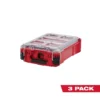 Milwaukee PACKOUT 5-Compartments Small Parts Organizer (3-Pack) -Gripstor Sales Store red milwaukee modular tool storage systems 48 22 8435x3 64 1000