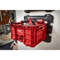 Milwaukee PACKOUT 18.6 in. Tool Storage Crate Bin with Carrying Handles and 50 lbs. Weight Capacity -Gripstor Sales Store red milwaukee modular tool storage systems 48 22 8440 a0 1000