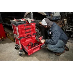 Milwaukee PACKOUT 22 in. 2-Drawer Tool Box with Metal Reinforced Corners -Gripstor Sales Store red milwaukee modular tool storage systems 48 22 8442 c3 1000