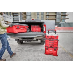 Milwaukee PACKOUT 22 in. Modular 3-Drawer Tool Box with Metal Reinforced Corners 22 Milwaukee PACKOUT 22 in. Modular 3-Drawer Tool Box with Metal Reinforced Corners -Gripstor Sales Store red milwaukee modular tool storage systems 48 22 8443 77 1000 1