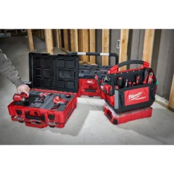 Milwaukee PACKOUT 16 in. Portable Modular Tool-Box Case with Customizable Insert -Gripstor Sales Store red milwaukee modular tool storage systems 48 22 8450 66 1000