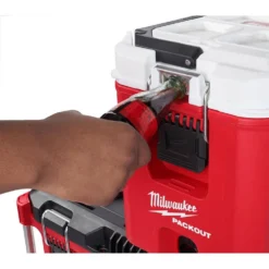 Milwaukee PACKOUT 10 in. Red 16 qt. Compact Cooler -Gripstor Sales Store red milwaukee modular tool storage systems 48 22 8460 1d 1000