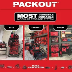 Milwaukee PACKOUT 10 in. Red 16 qt. Compact Cooler -Gripstor Sales Store red milwaukee modular tool storage systems 48 22 8460 4f 1000