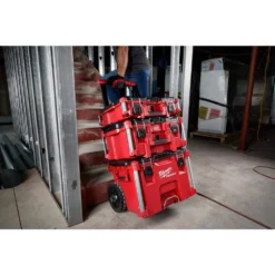 Milwaukee PACKOUT 22 in. Rolling Tool Box, 22 in. Large Tool Box and 22 in. Medium Tool Box -Gripstor Sales Store red milwaukee modular tool storage systems 8426 8425 8424 c3 1000