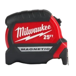 Milwaukee 10 in. Jobsite Backpack with 25 ft. x 1 in. Compact Magnetic Tape Measure (2-Pack) -Gripstor Sales Store red milwaukee tool bags 48 22 8200 48 22 0325g 77 1000