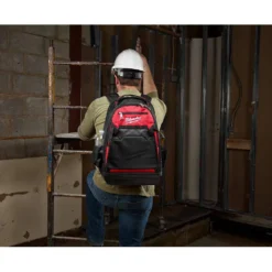 Milwaukee 10 in. Jobsite Backpack with 25 ft. x 1 in. Compact Magnetic Tape Measure (2-Pack) -Gripstor Sales Store red milwaukee tool bags 48 22 8200 48 22 0325g c3 1000