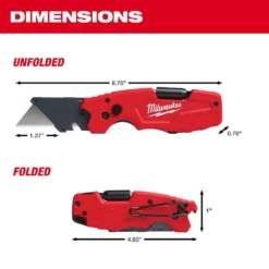 Milwaukee 10 in. Jobsite Backpack with FASTBACK 6-In-1 Folding Utility Knife and FASTBACK Compact Folding Utility Knife Set -Gripstor Sales Store red milwaukee tool bags 48 22 8200 48 22 1505q 1d 1000