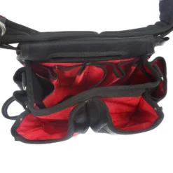 Milwaukee Adjustable Electricians Work Belt with 6-Piece Screwdriver Set -Gripstor Sales Store red milwaukee tool belts 48 22 8110 48 22 2706 1f 1000