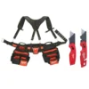 Milwaukee General Contractor Work Belt with Suspension Rig and Fastback Folding Knives (2-Pack) -Gripstor Sales Store red milwaukee tool belts 48 22 8120 48 22 1503 64 1000