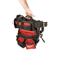 Milwaukee General Contractor Work Belt with Suspension Rig and 6-in-1 Wire Pliers -Gripstor Sales Store red milwaukee tool belts 48 22 8120 48 22 3079 4f 1000