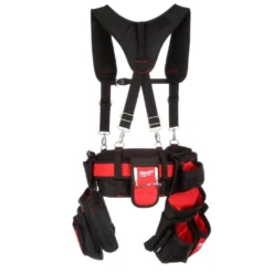 Milwaukee General Contractor Work Belt with Suspension Rig and 19 oz. Milled Face Hickory Hammer -Gripstor Sales Store red milwaukee tool belts 48 22 8120 48 22 9419 c3 1000