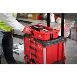 Milwaukee PACKOUT Tool Tray with Quick Adjust Dividers -Gripstor Sales Store red modular tool storage systems 48 22 8045 d4 1000