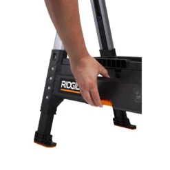 RIDGID 32 in. Adjustable Folding Sawhorse -Gripstor Sales Store ridgid saw horses 230710 4f 1000 1