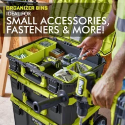 RYOBI LINK Standard Tool Box -Gripstor Sales Store ryobi green ryobi modular tool storage systems stm101 66 1000