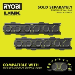 RYOBI LINK Standard Tool Box -Gripstor Sales Store ryobi green ryobi modular tool storage systems stm101 76 1000