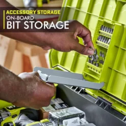 RYOBI LINK Standard Tool Box -Gripstor Sales Store ryobi green ryobi modular tool storage systems stm101 77 1000