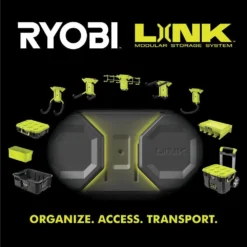 RYOBI LINK Rolling Tool Box -Gripstor Sales Store ryobi green ryobi modular tool storage systems stm201 31 1000