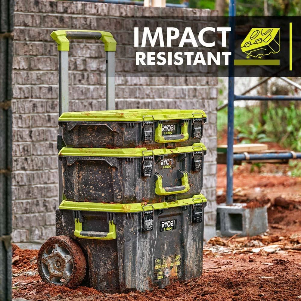 RYOBI LINK Rolling Tool Box with LINK Medium Tool Box and LINK Standard Tool Box 8 RYOBI LINK Rolling Tool Box with LINK Medium Tool Box and LINK Standard Tool Box - Image 6