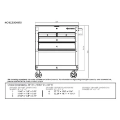 Husky 33 in. 4-Drawer Stainless Steel Mechanics Cart -Gripstor Sales Store stainless steel tool carts houc3304jx1 fa 1000