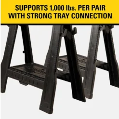 Stanley 31 in. Folding Sawhorse (2-Pack) -Gripstor Sales Store stanley saw horses 060864r a0 1000