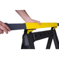 Stanley 32 in. 2-Way Adjustable Folding Sawhorse (2-Pack) -Gripstor Sales Store stanley saw horses stst60626 1f 1000