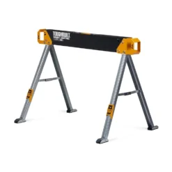 TOUGHBUILT 42.4"W x 28.8"H C550 Powder-Coat Steel Sawhorse and Jobsite Table with 1100 lb capacity -Gripstor Sales Store toughbuilt saw horses tb c550 1f 1000