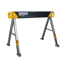 TOUGHBUILT 42.4"W x 28.8"H C550 Powder-Coat Steel Sawhorse and Jobsite Table with 1100 lb capacity