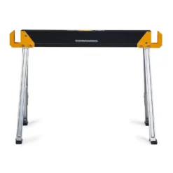 TOUGHBUILT 42.4"W x 28.8"H C550 Powder-Coat Steel Sawhorse and Jobsite Table with 1100 lb capacity -Gripstor Sales Store toughbuilt saw horses tb c550 fa 1000