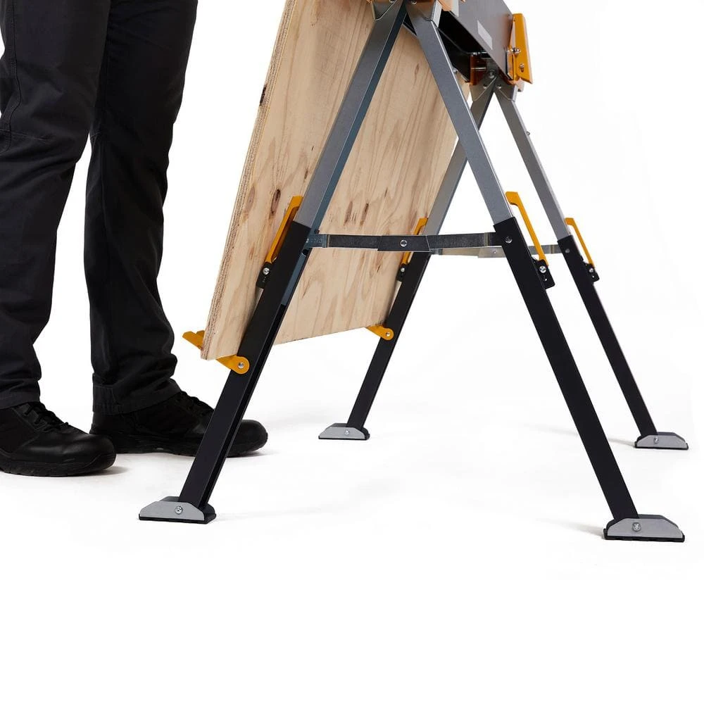 TOUGHBUILT 39.9" to 45.9"W x 25" to 32"H C700 Adjustable Sawhorse and Jobsite Table with 1300 lb capacity 6 TOUGHBUILT 39.9" to 45.9"W x 25" to 32"H C700 Adjustable Sawhorse and Jobsite Table with 1300 lb capacity - Image 4