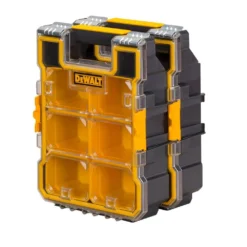 DEWALT 6-Compartments Small Parts Organizer -Gripstor Sales Store yellow black dewalt small parts organizers dwst14735 4f 1000