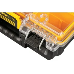 DEWALT Tough System 2.0 6-Compartment Small Parts Organizer -Gripstor Sales Store yellow dewalt modular tool storage systems dwst08020 66 1000