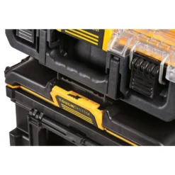 DEWALT Tough System 2.0 6-Compartment Small Parts Organizer -Gripstor Sales Store yellow dewalt modular tool storage systems dwst08020 77 1000