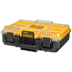 DEWALT Tough System 2.0 6-Compartment Small Parts Organizer -Gripstor Sales Store yellow dewalt modular tool storage systems dwst08020 a0 1000